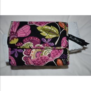 Vera Bradley Quilted Floral Trifold Wallet